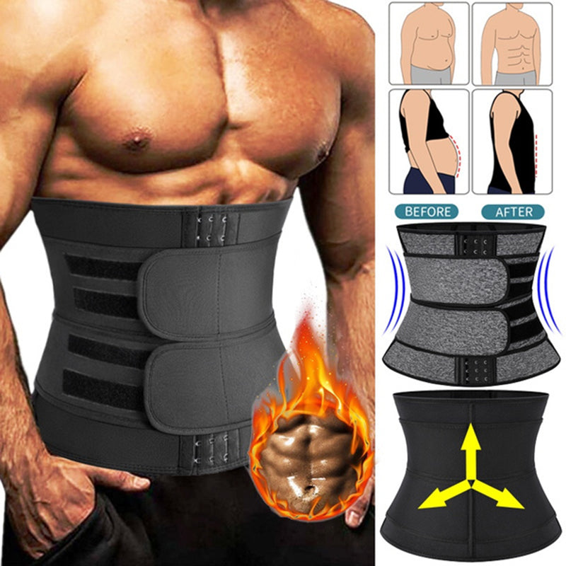 CURVAS ATELIER Men's Tactical Belt-Waist-Trainer & Back Support