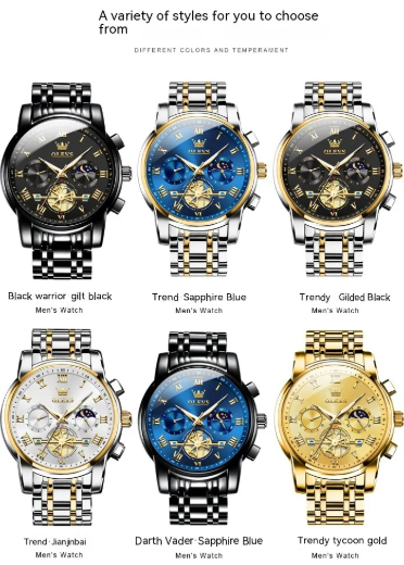 AAA Luxury Waterproof Quartz Watch for Men.
