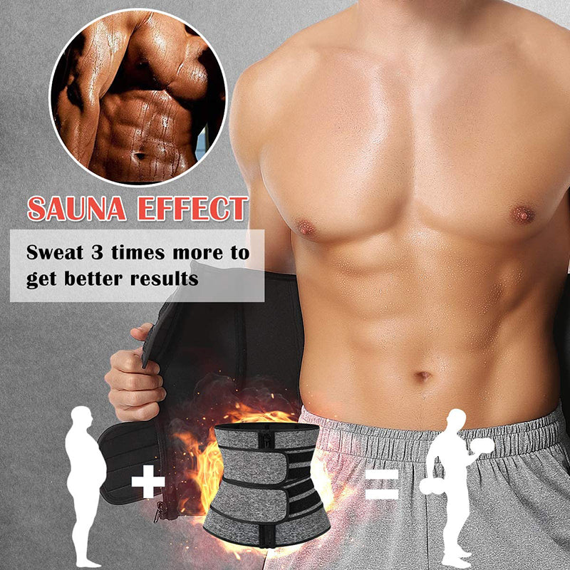CURVAS ATELIER Men's Tactical Belt-Waist-Trainer & Back Support