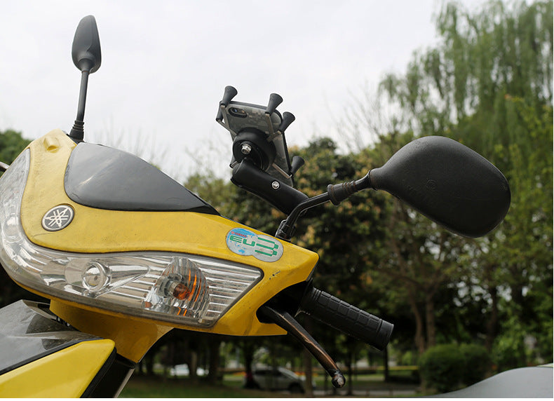 CURVAS ATELIER Universal Anti-Theft Phone Holder for Motorcycles & Bikes