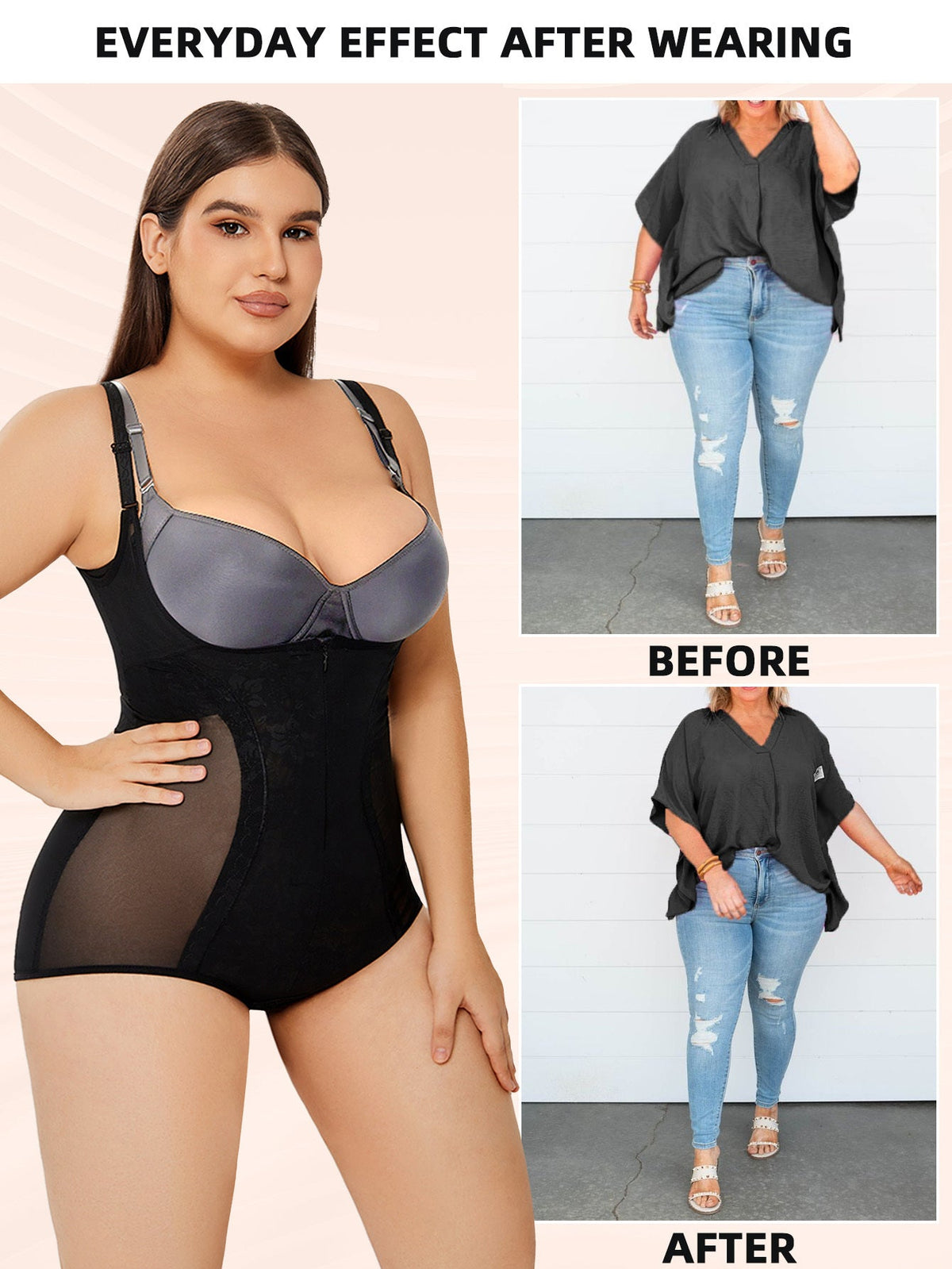 curvas atelier body shaper Bodysuit Tummy Control Slim Body Shaper