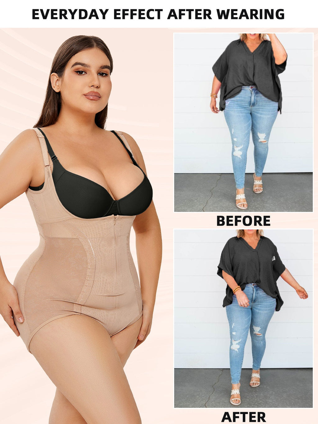 curvas atelier body shaper Bodysuit Tummy Control Slim Body Shaper