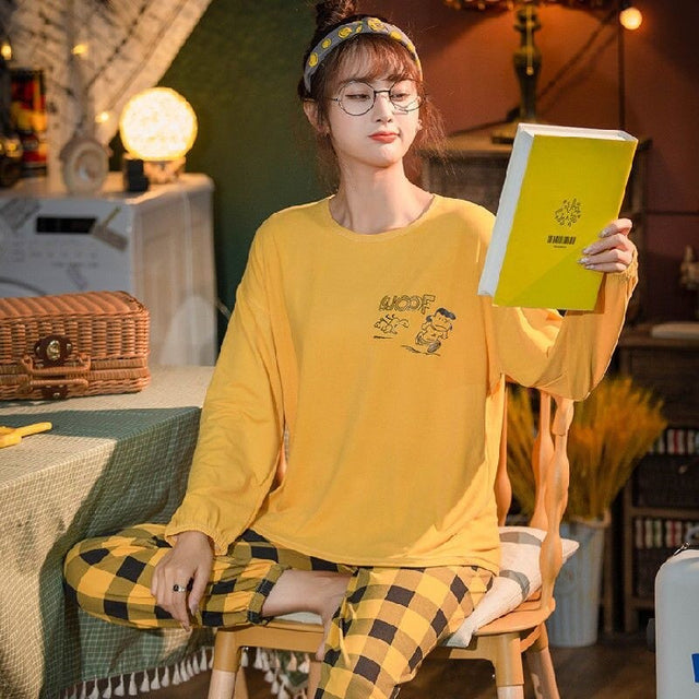 CURVAS ATELIER  Long Sleeve pajamas set designed for the modern woman. Certified from high quality materials