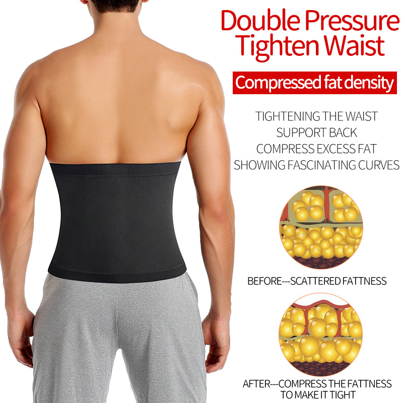 AAA Luxury Men's Sauna Body Shaper Waist Trainer Slimming Belt