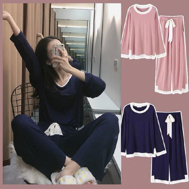CURVAS ATELIER  Long Sleeve pajamas set designed for the modern woman. Certified from high quality materials
