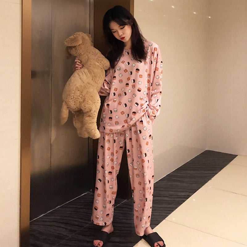 CURVAS ATELIER Long sleeve women's pajamas, very nice and comfort each set offers loose fit and medium stretch