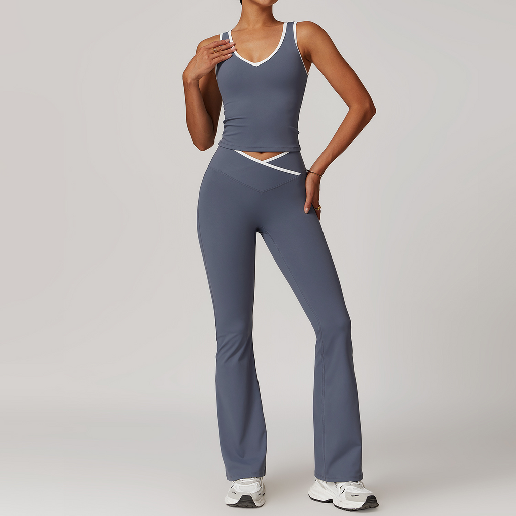 curvas atelier Top Sports Suit Female Fitness Yoga Wear