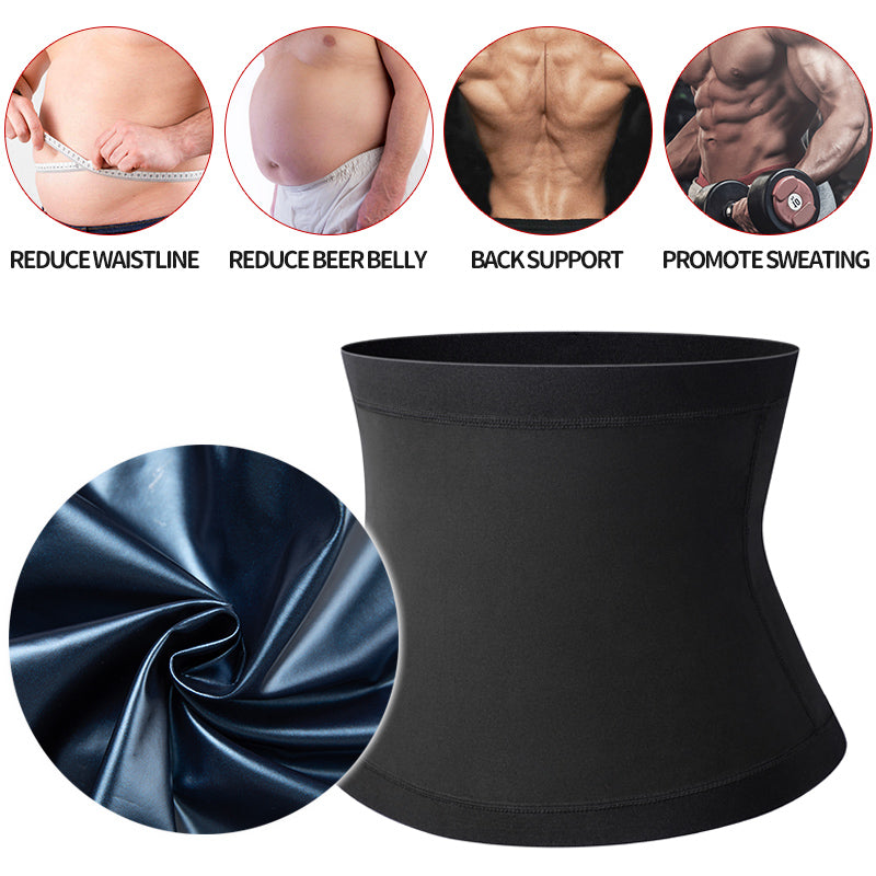 AAA Luxury Men's Sauna Body Shaper Waist Trainer Slimming Belt