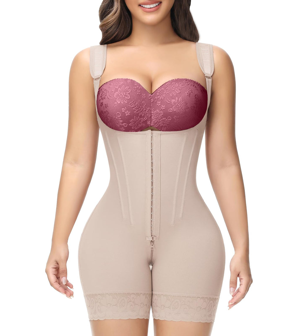 curvas atelier  Faja Body Shaper Tummy Control Womens Stomach Shapewear Girdle for Women Butt Lifter Waist Cincher Fupa Control Shapewear Bodysuit Fajas Colombianas Moldeadoras Invisibles Nude