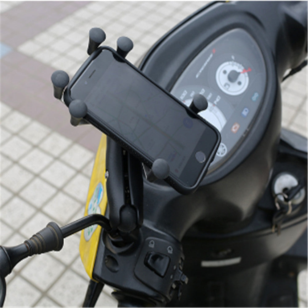CURVAS ATELIER Universal Anti-Theft Phone Holder for Motorcycles & Bikes