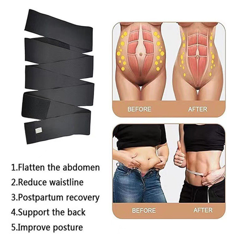 Curvas Atelier Postpartum Waist Trainer Belt for Women - Elastic Support