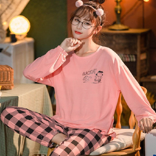 CURVAS ATELIER  Long Sleeve pajamas set designed for the modern woman. Certified from high quality materials