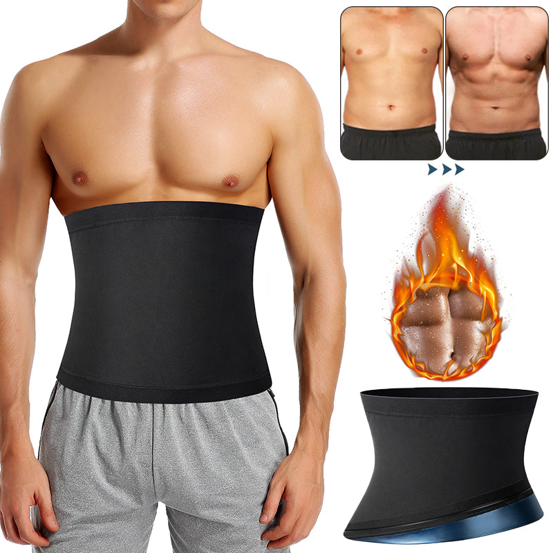 AAA Luxury Men's Sauna Body Shaper Waist Trainer Slimming Belt