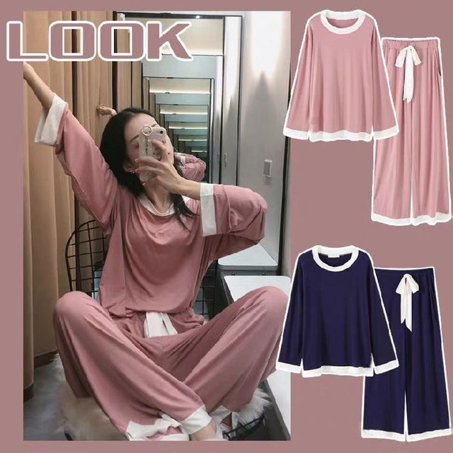 CURVAS ATELIER  Long Sleeve pajamas set designed for the modern woman. Certified from high quality materials