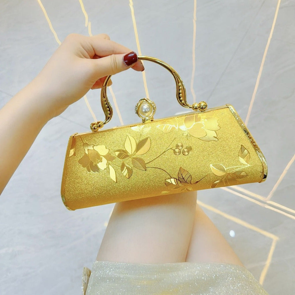 AAA Luxury Handmade rhinestone Dinner bag Cocktail Dress Bag Hand-held skew party