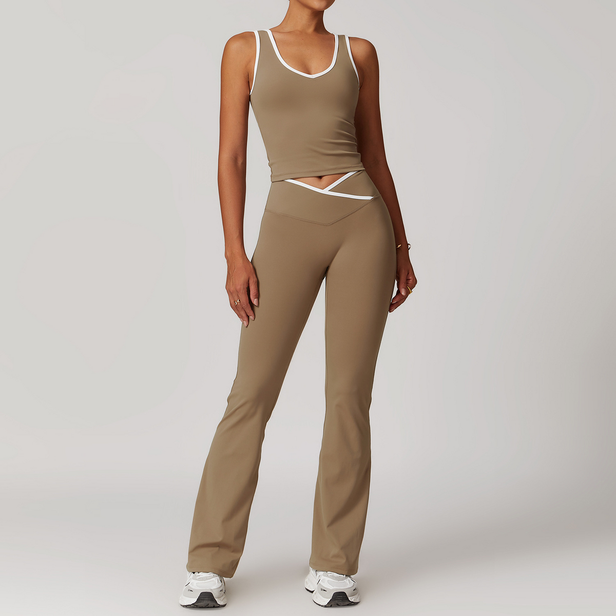 curvas atelier Top Sports Suit Female Fitness Yoga Wear