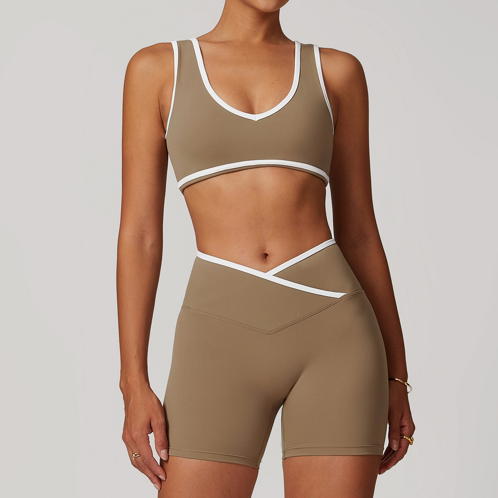 curvas atelier Top Sports Suit Female Fitness Yoga Wear