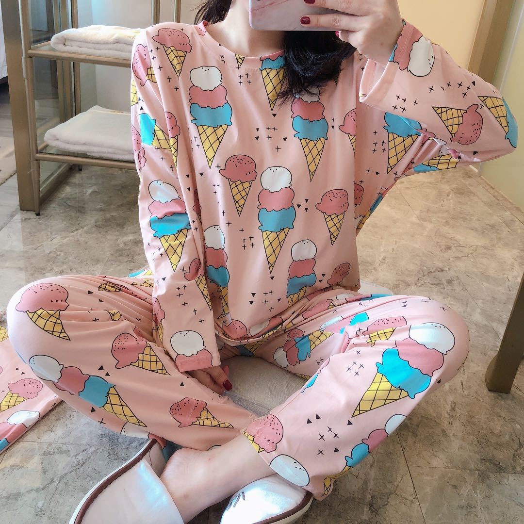 CURVAS ATELIER Long sleeve women's pajamas, very nice and comfort each set offers loose fit and medium stretch